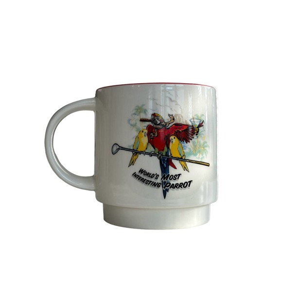 Tommy Bahama 'World's Most Interesting Parrot' Collectors Coffee Mug - Picture 2 of 8